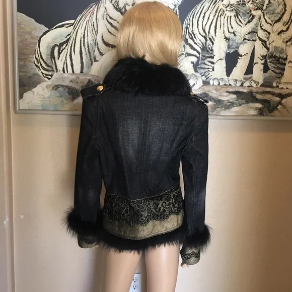 Authentic Gizia women’s coat black/gold size 42